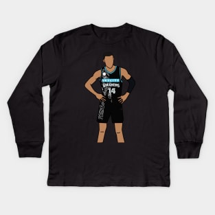 RJ Hampton - New Zealand Breakers Kids Long Sleeve T-Shirt